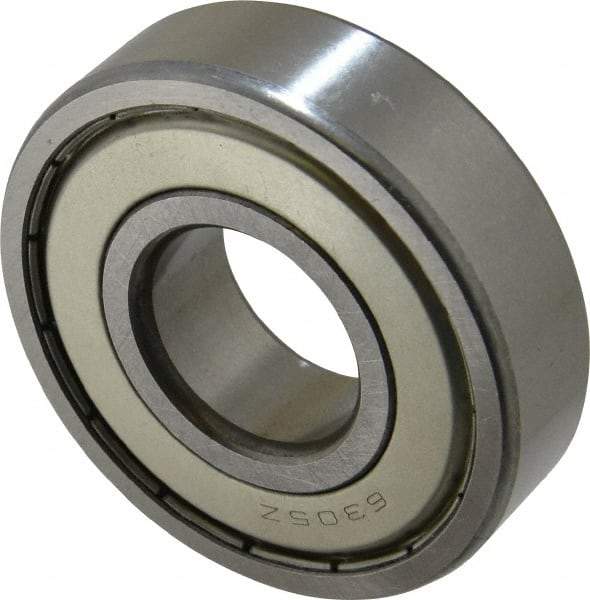 Tritan - 25mm Bore Diam, 62mm OD, Double Shield Deep Groove Radial Ball Bearing - 17mm Wide, 1 Row, Round Bore, 2,520 Lb Static Capacity, 4,640 Lb Dynamic Capacity - Industrial Tool & Supply