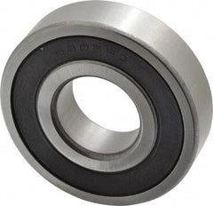 Tritan - 30mm Bore Diam, 72mm OD, Double Seal Deep Groove Radial Ball Bearing - 19mm Wide, 1 Row, Round Bore, 3,370 Lb Static Capacity, 6,000 Lb Dynamic Capacity - Industrial Tool & Supply