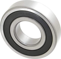 Tritan - 40mm Bore Diam, 90mm OD, Double Seal Deep Groove Radial Ball Bearing - 23mm Wide, 1 Row, Round Bore, 5,400 Lb Static Capacity, 9,100 Lb Dynamic Capacity - Industrial Tool & Supply