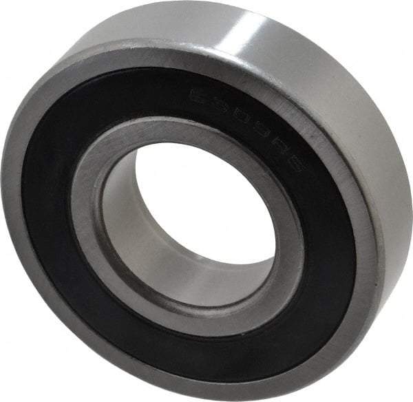 Tritan - 45mm Bore Diam, 100mm OD, Double Seal Deep Groove Radial Ball Bearing - 25mm Wide, 1 Row, Round Bore, 7,200 Lb Static Capacity, 11,900 Lb Dynamic Capacity - Industrial Tool & Supply