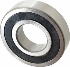 Tritan - 50mm Bore Diam, 110mm OD, Double Seal Deep Groove Radial Ball Bearing - 27mm Wide, 1 Row, Round Bore, 8,600 Lb Static Capacity, 13,900 Lb Dynamic Capacity - Industrial Tool & Supply