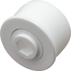 Made in USA - 1 Row, 1.78" OD, 7/16" Hex Bore Conveyor Roller Bearing - 69 Lb Capacity, 1,069 Max RPM, Stainless Steel with Polypropylene Housing - Industrial Tool & Supply