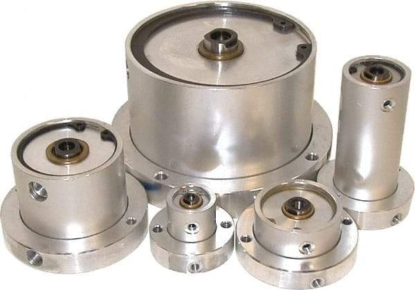 Mead - 1/4" Stroke x 1-1/8" Bore Double Acting Air Cylinder - 10-32 Port, -40 to 250°F - Industrial Tool & Supply