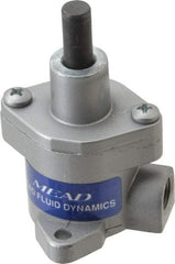 Mead - 11/16" Stroke x 1" Bore Single Acting Air Cylinder - 150 Max psi, -40 to 250°F - Industrial Tool & Supply