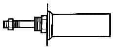 ARO/Ingersoll-Rand - Air Cylinder Flange - For 2-1/2" Air Cylinders, Use with ARO Economair Cylinders - Industrial Tool & Supply