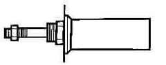 ARO/Ingersoll-Rand - Air Cylinder Flange - For 2-1/2" Air Cylinders, Use with ARO Economair Cylinders - Industrial Tool & Supply