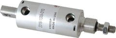 ARO/Ingersoll-Rand - 1" Stroke x 1-1/8" Bore Double Acting Air Cylinder - 1/8 Port, 3/8-16 Rod Thread - Industrial Tool & Supply