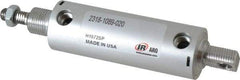 ARO/Ingersoll-Rand - 2" Stroke x 1-1/8" Bore Double Acting Air Cylinder - 1/8 Port, 3/8-16 Rod Thread - Industrial Tool & Supply