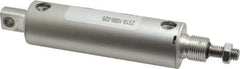 ARO/Ingersoll-Rand - 2-5/8" Stroke x 1-1/8" Bore Double Acting Air Cylinder - 1/8 Port, 3/8-16 Rod Thread - Industrial Tool & Supply