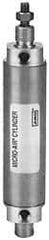 ARO/Ingersoll-Rand - 1" Stroke x 3/4" Bore Double Acting Air Cylinder - 200 Max psi - Industrial Tool & Supply