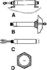 ARO/Ingersoll-Rand - Air Cylinder L Bracket - For 4" Air Cylinders, Use with ARO Economair Cylinders - Industrial Tool & Supply
