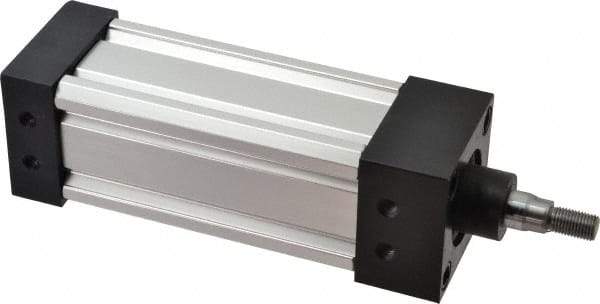 ARO/Ingersoll-Rand - 4" Stroke x 2" Bore Double Acting Air Cylinder - 7/16-20 Rod Thread, 250 Max psi, 185°F - Industrial Tool & Supply
