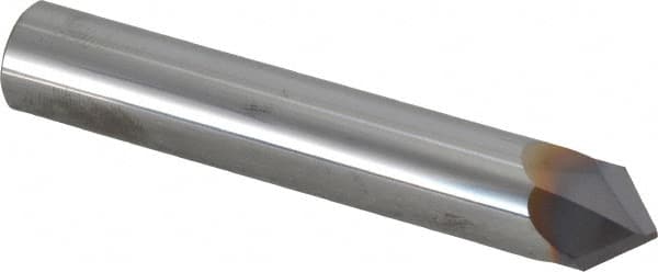 Niagara Cutter - 1/2" Diam 2 Flute Single End Solid Carbide Chamfer Mill - Industrial Tool & Supply