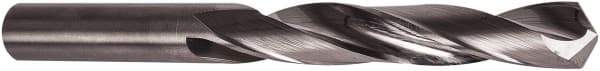 Precision Twist Drill - 11.5mm 118° Solid Carbide Jobber Drill - Bright Finish, Right Hand Cut, 120mm OAL, Split Point - Industrial Tool & Supply
