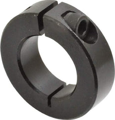 Climax Metal Products - 1" Bore, Steel, One Piece Clamp Collar - 1-3/4" Outside Diam, 1/2" Wide - Industrial Tool & Supply