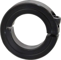 Climax Metal Products - 1-1/4" Bore, Steel, One Piece Clamp Collar - 2-1/16" Outside Diam, 1/2" Wide - Industrial Tool & Supply