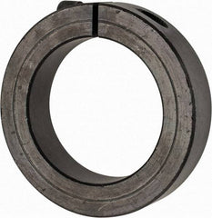 Climax Metal Products - 2-3/16" Bore, Steel, One Piece Clamp Collar - 3-1/4" Outside Diam, 3/4" Wide - Industrial Tool & Supply