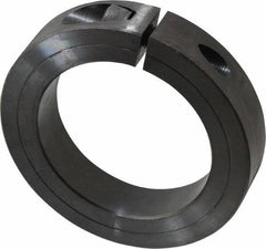 Climax Metal Products - 2-15/16" Bore, Steel, One Piece Clamp Collar - 4-1/4" Outside Diam, 7/8" Wide - Industrial Tool & Supply