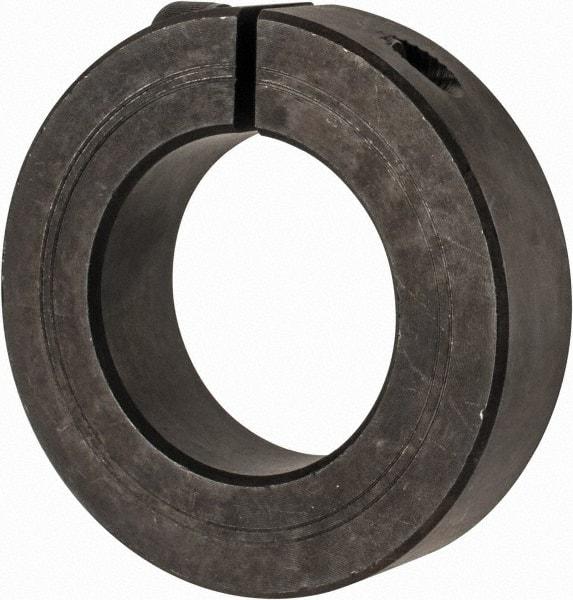 Climax Metal Products - 42mm Bore, Steel, One Piece Clamp Collar - 2-7/8" Outside Diam - Industrial Tool & Supply