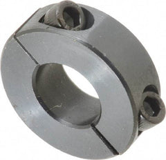 Climax Metal Products - 5/8" Bore, Steel, Two Piece Shaft Collar - 1-5/16" Outside Diam, 7/16" Wide - Industrial Tool & Supply