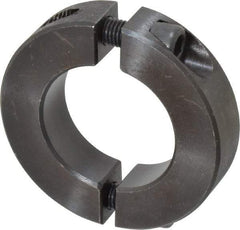 Climax Metal Products - 1-3/16" Bore, Steel, Two Piece Shaft Collar - 2-1/16" Outside Diam, 1/2" Wide - Industrial Tool & Supply