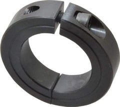 Climax Metal Products - 1-1/2" Bore, Steel, Two Piece Shaft Collar - 2-3/8" Outside Diam, 9/16" Wide - Industrial Tool & Supply