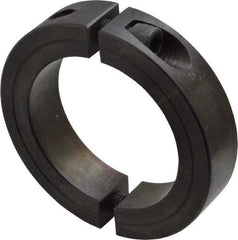 Climax Metal Products - 2-1/4" Bore, Steel, Two Piece Shaft Collar - 3-1/4" Outside Diam, 3/4" Wide - Industrial Tool & Supply