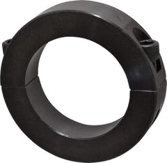 Climax Metal Products - 2-1/2" Bore, Steel, Two Piece Shaft Collar - 3-3/4" Outside Diam, 7/8" Wide - Industrial Tool & Supply