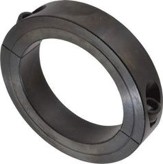 Climax Metal Products - 3" Bore, Steel, Two Piece Shaft Collar - 4-1/4" Outside Diam, 7/8" Wide - Industrial Tool & Supply