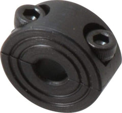 Climax Metal Products - 6mm Bore, Steel, Two Piece Shaft Collar - 3/4" Outside Diam - Industrial Tool & Supply