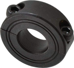 Climax Metal Products - 17mm Bore, Steel, Two Piece Shaft Collar - 1-1/2" Outside Diam - Industrial Tool & Supply