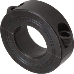 Climax Metal Products - 24mm Bore, Steel, Two Piece Shaft Collar - 1-7/8" Outside Diam - Industrial Tool & Supply