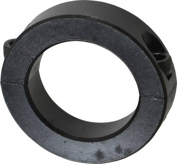 Climax Metal Products - 40mm Bore, Steel, Two Piece Shaft Collar - 2-3/8" Outside Diam - Industrial Tool & Supply