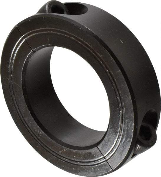 Climax Metal Products - 45mm Bore, Steel, Two Piece Shaft Collar - 2-7/8" Outside Diam - Industrial Tool & Supply