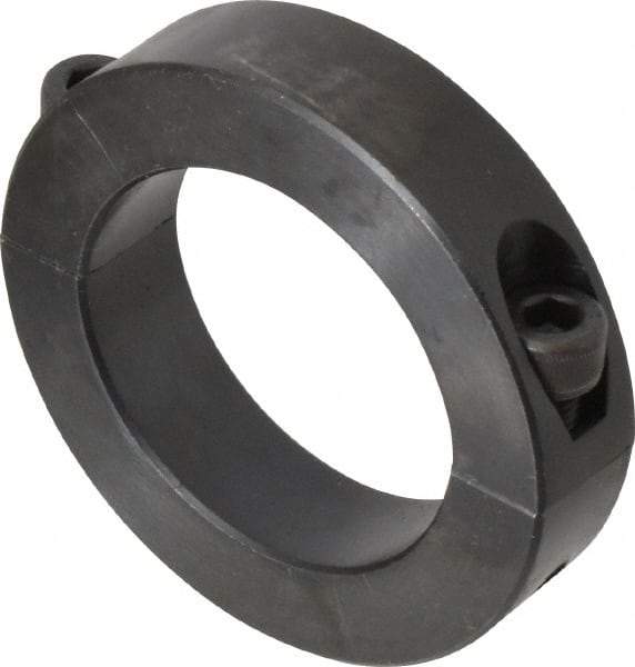 Climax Metal Products - 55mm Bore, Steel, Two Piece Shaft Collar - 3-1/4" Outside Diam - Industrial Tool & Supply