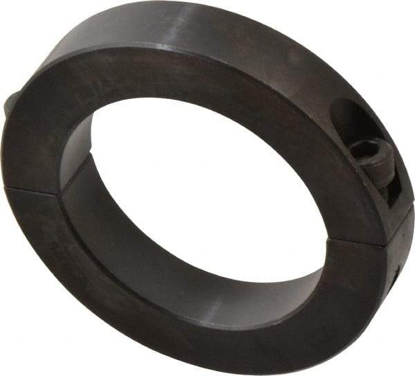 Climax Metal Products - 70mm Bore, Steel, Two Piece Shaft Collar - 4" Outside Diam - Industrial Tool & Supply