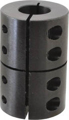 Climax Metal Products - 7/8" Inside x 1-7/8" Outside Diam, Rigid Coupling without Keyway - 2-7/8" Long - Industrial Tool & Supply