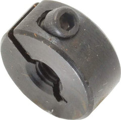 Climax Metal Products - 10-32 Thread, Steel, One Piece Threaded Shaft Collar - 11/16" Outside Diam, 5/16" Wide - Industrial Tool & Supply