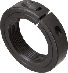 Climax Metal Products - 2-12 Thread, Steel, One Piece Threaded Shaft Collar - 3" Outside Diam, 11/16" Wide - Industrial Tool & Supply