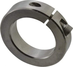 Climax Metal Products - 2" Bore, Stainless Steel, One Piece Clamp Collar - 3" Outside Diam, 11/16" Wide - Industrial Tool & Supply