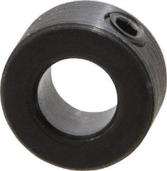 Climax Metal Products - 5/16" Bore, Steel, Set Screw Shaft Collar - 5/8" Outside Diam, 5/16" Wide - Industrial Tool & Supply