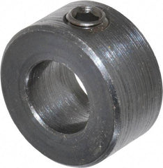 Climax Metal Products - 7/16" Bore, Steel, Set Screw Shaft Collar - 7/8" Outside Diam, 7/16" Wide - Industrial Tool & Supply