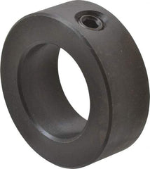 Climax Metal Products - 1-1/16" Bore, Steel, Set Screw Shaft Collar - 1-3/4" Outside Diam, 5/8" Wide - Industrial Tool & Supply