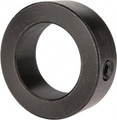 Climax Metal Products - 1-7/16" Bore, Steel, Set Screw Shaft Collar - 2-1/4" Outside Diam, 3/4" Wide - Industrial Tool & Supply