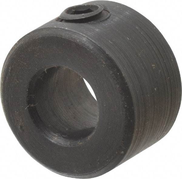 Climax Metal Products - 6mm Bore, Steel, Set Screw Shaft Collar - 1/2" Outside Diam - Industrial Tool & Supply