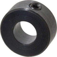 Climax Metal Products - 10mm Bore, Steel, Set Screw Shaft Collar - 7/8" Outside Diam - Industrial Tool & Supply