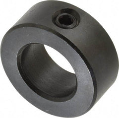 Climax Metal Products - 16mm Bore, Steel, Set Screw Shaft Collar - 1-1/8" Outside Diam - Industrial Tool & Supply