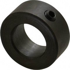 Climax Metal Products - 18mm Bore, Steel, Set Screw Shaft Collar - 1-1/4" Outside Diam - Industrial Tool & Supply