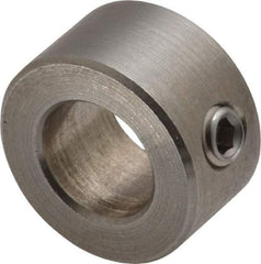 Climax Metal Products - 12mm Bore, Stainless Steel, Set Screw Shaft Collar - 7/8" Outside Diam - Industrial Tool & Supply