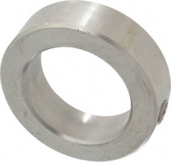 Climax Metal Products - 2" Bore, Stainless Steel, Set Screw Shaft Collar - 3" Outside Diam, 7/8" Wide - Industrial Tool & Supply